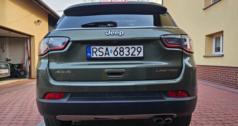 Jeep Compass cena 72500 przebieg: 268000, rok produkcji 2018 z Goleniów małe 781